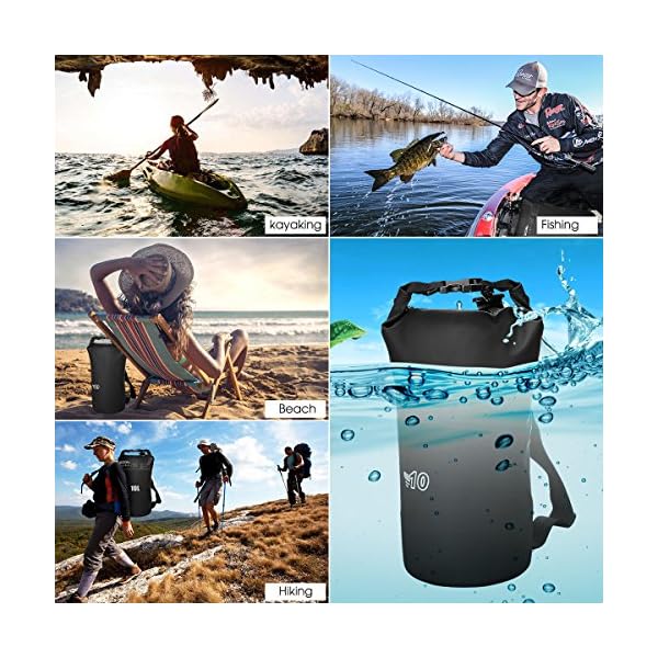 Mpow-Waterproof-Dry-Bag-10L-Roll-Top-Compression-Waterproof-bag-for-Outdoor-Water-Sports-Boating-Hiking Mpow-Waterproof-Dry-Bag-10L-Roll-Top-Compression-Waterproof-bag-for-Outdoor-Water-Sports-Boating-Hiking