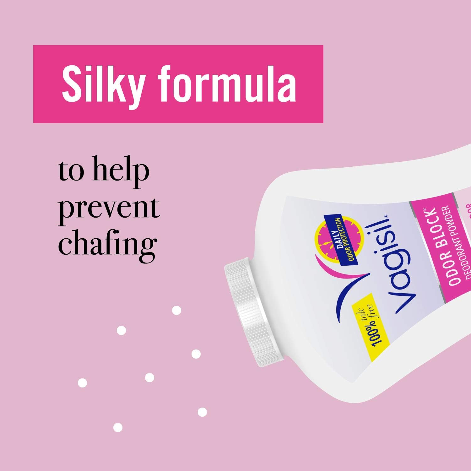 Vagisil Odor Block Feminine Deodorant Powder for Women, Talc-Free, Gynecologist Tested, 8 Ounce (Packaging May Vary): Health & Personal Care