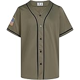 Pullonsy Black Custom Baseball Jersey for Men Full Button Mesh Embroidered Team Name & Numbers S-8XL