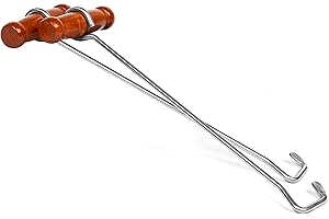 HOUNDSBAY Cowboy Boot Hooks for Men and Women - Boot Puller for Cowboy Boots with Long Handles