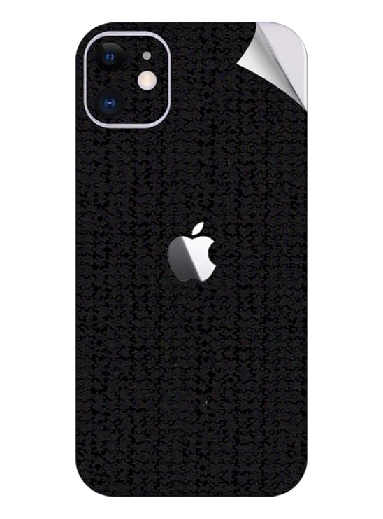 NAXTON® BACK SKIN FOR APPLE IPHONE 11 BLACK SCALES PVC WATERPROOF SKIN