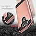 LG G5 Case, Circlemalls 2-Piece Style Hybrid Shockproof Case With [HD Screen Protector] And Touch Screen Pen For LG G5 (Rose Gold)