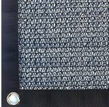 Agfabric 70% Sunblock Shade Cloth with Grommets for Garden Patio 6' X 12', Black