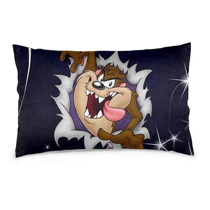 Vjj00 Looney Tunes Tasmanian Devil Taz Pillowcase Funny Pillow