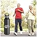 WaterVault K2 - Double Wall Vacuum Insulated 18/8 Stainless Steel Water Bottle - 20 Ounce - Black Matte