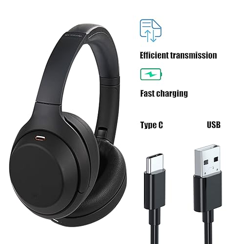 USB Type C Charger Cable Cord for Sony WH-1000XM4 WH-1000XM3 WF