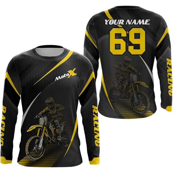 Skull MX Jersey For Motocross - UPF30+ Unisex Riding Shirt For Men, Women & Kids