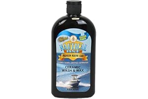 McKee's 37 N1-400 Nautical One Ceramic Wash & Wax | High Sudsing Wash for Marine | Will Not Create Water Spots