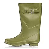 NORTY Waterproof Rain Boots for Women Size 9, Mid