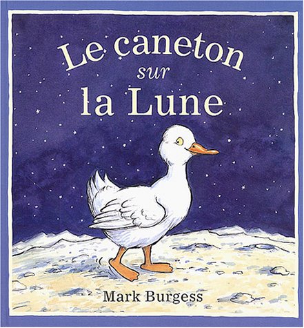 Le  caneton sur la lune
