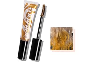 Easilydays Gold Temporary Hair, 10 Colors Temporary Hair Chalk Hair Dye, Blonde Washable Hair Color Makeup Christmas Hair Accessories for Girls, Kids Adults Cosplay Festivals Hair DIY Party, #05 Gold