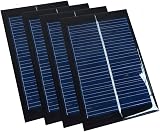 NUZAMAS 4x 6V 100mA 90x60mm Mini Solar Panel Cells DIY Home Science Projects view 2