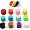 Maromalife 60 PCS Essential Oil Refill Pads, 0.67 Inch Felt Pads Aromatherapy Replacement Pads for Diffuser Necklace Diffuser Bracelet Car Diffuser Vent Clip Multi-Colored