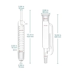 stonylab Soxhlet Extraction Kit with Borosilicate