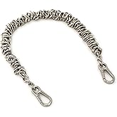 Unique Metal Bag Chains Purse Handles Shoulder Strap Replacement Accessories Charms for Handbags(Silver 16 Inch)