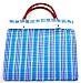 12 Pcs Small Mexican Tote Mercado Bags 7.5 inch by 7.5 inch, Assorted Colors High Thread Mesh - Mini Mexican Mercado Candy Bags