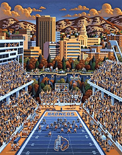 Jigsaw Puzzle - Boise State University Broncos-BSU-500 Pc By Dowdle Folk Art