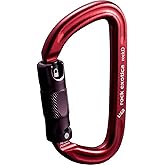Rock Exotica rockD Locking Carabiner - Auto-Lock Red