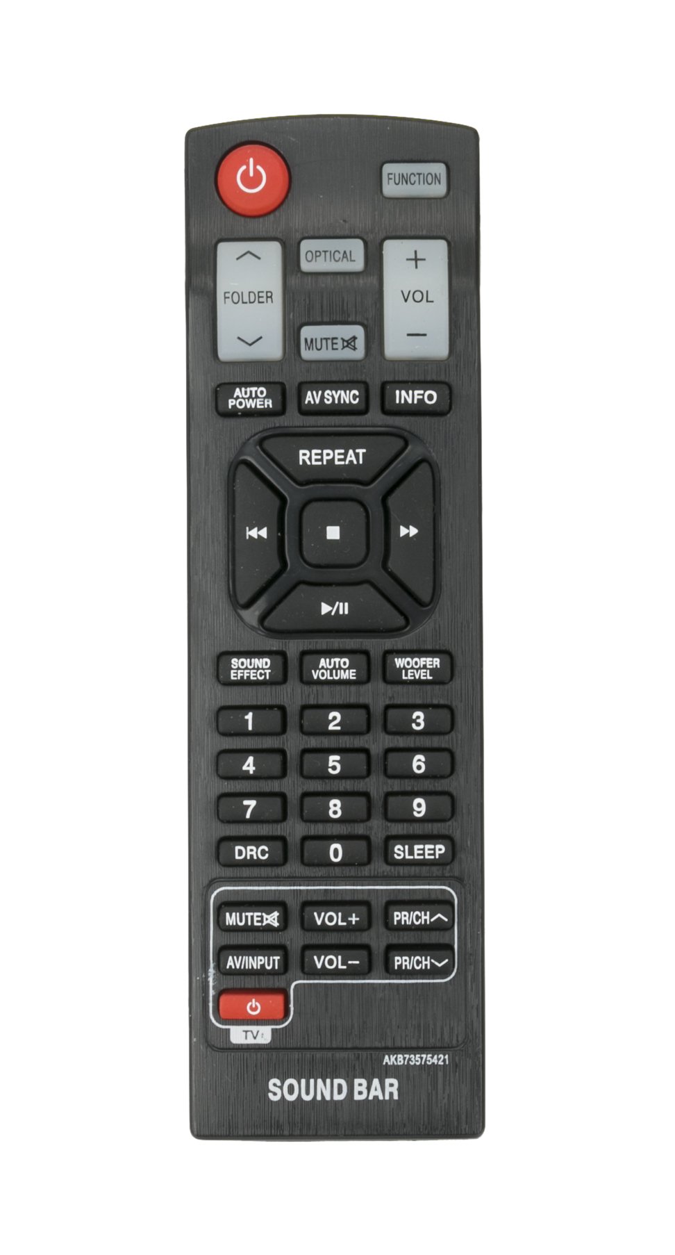 VINABTY AKB73575421 Remote Replace for LG Soundbar Nb300 S34A2-D NB3540 NB3730A NBN36 NB4530A NB4540 Nb5540 Nb4542 Nb5541 Nb4543 S54a1-d NB4530B S43a2-d Nb4532b NB2530A Nb3530a Nb3532a S33a1-d S33a2-d