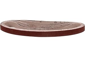 CoCud 1/2 x 18 Inch Sanding Belt, 30 Pcs 600 Grit Knife Sharpener Belts Work Sharpening for Belt Sander Knife Carving Tool Me
