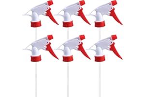 6PCS Heavy Duty Trigger Sprayer Nozzles 28/400 Thread Adjustable Mist Stream Spray Heads Watering Sprayer Top Replacement for