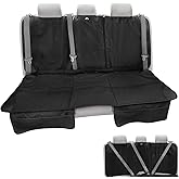Caricar Car Seat Protector, Under Child Car Seats Cover | Waterproof, 3 Functional Rear Belts, Baby Carseat Cushion, Covers F