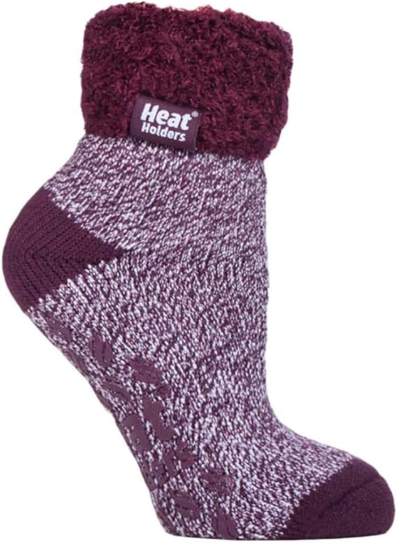 Heat Holders Lounge Thermal Non Slip Bed Socks With Grip for Women at