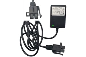 FULIHUA 7V 0.8A Battery Charger for Kids Ride On Toys, Kids Car Battery Supply Replacement B-Type Plug, 6 Volt Children Electric Wheels Cars, UL Listed