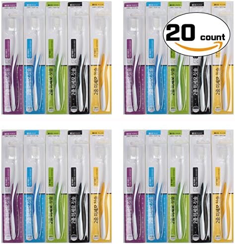 COOL TOUCH Toothbrushes [20P] Dual Soft Bristles