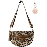 Gleease Leopard Print Purses For Women Cheetah Purses Small Shoulder Bag Vintage Handbag Crossbody Bags Clutch
