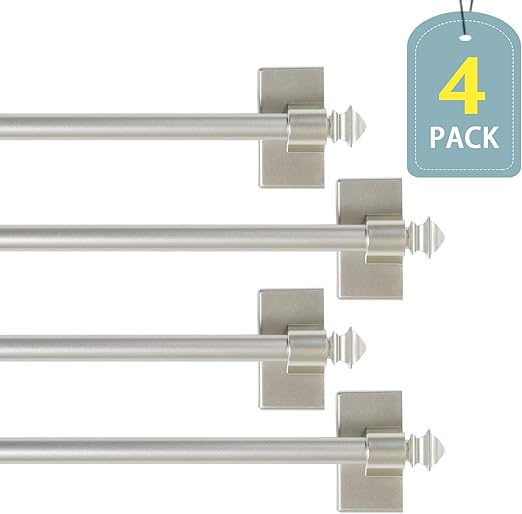 Amazon Com H Versailtex Adjustable Magnetic Curtain Rods With