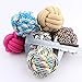Rachel Pet Products Colorful Cotton Rope Weaving Durable Chew Cleaning Teeth Ball Pets Dog Toys, Random Color, 2 pcs per Pack