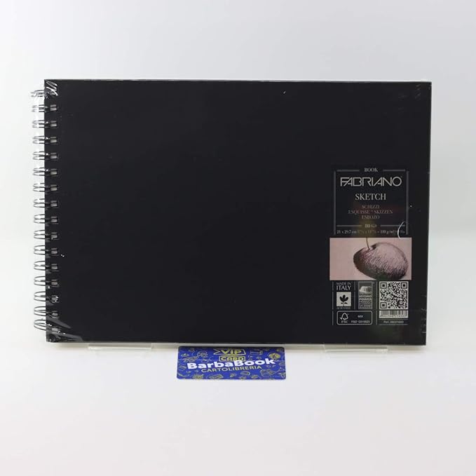 Fabriano Sketch Book Spiral Bound Landscape A4 Office Products