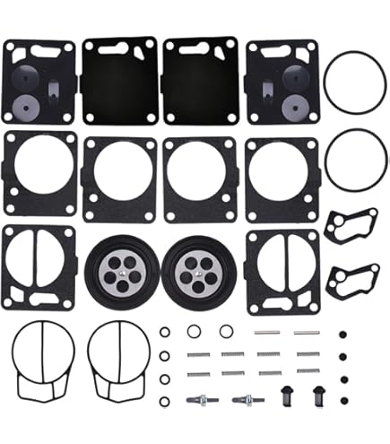 Amazon.com: Genuine Mikuni Dual Carb Carburetor Rebuild Kit