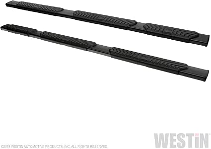 Westin 21-534735 Black Nerf Bars - 5" Oval Tube, Wheel-to-Wheel Steps For Ram 1500