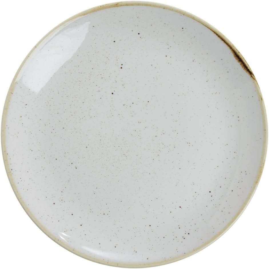 Churchill Super Vitrified Stonecast China Barley Coupe Luncheon Plate - 8 5/8"Dia
