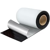 BXI Fluorocarbon Film Asphalt Waterproof Tape, 12 Inches X 32 Feet, Weatherproof Sealing Membrane, Self-Adhesive SBS Modified Bitumen Flashing Sealant Patch, Seam Leak for Roof Window Driveway Repair