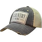 Vintage Life Funny Hats for Women and Girls, Distressed Trucker Baseball Cap with Sayings