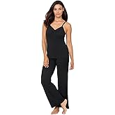 PajamaGram Naturally Nude Pajamas for Women Set - Sexy Pajama Set for Women - Cami and Pant Pajama Sets for 2 piece