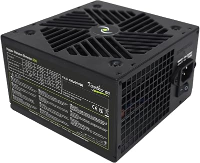 Tecnoware ATX Hyper Stream Bronze 500W PSU PC Power Supply Silent 4.7in Fan
