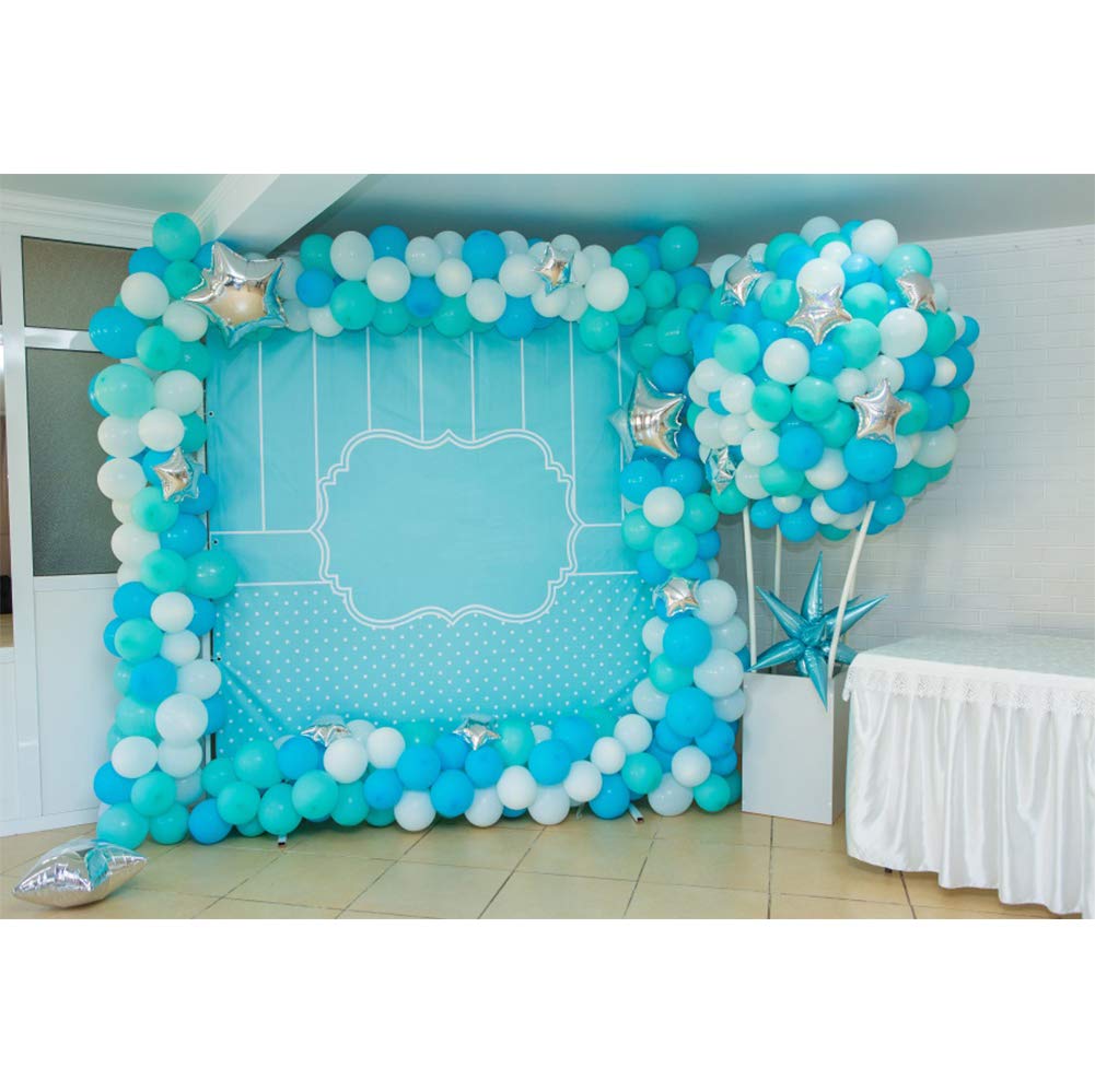 Leyiyi Balloon Wall Backdrop 10x6 5ft Photography Background Ceremony Engagement Party Decoration Blue Balloons Bridal Shower Baby Shower Kids Birthday Party Photo Booth Amazon In Electronics