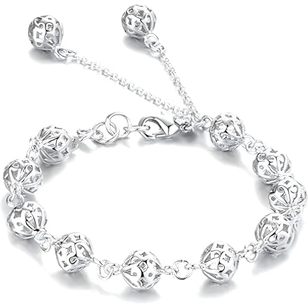 Silver Plated Bangle Fashion Bracelets For Sale