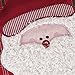 Phantoscope Decoractive New Merry Christmas Series Grandpa Santa Face Embroidery Throw Pillow Case Cushion Cover 18