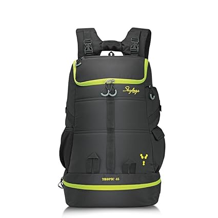 Skybags Weekender 49 Ltrs Black Hiking Backpack (TROP45BLK)
