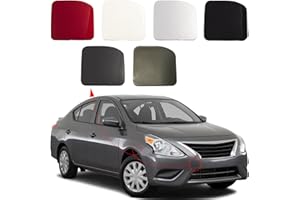 CZSHIYUE Front Bumper Tow Hook Cover Towing Eye Cap Fit for Nissan Versa Sedan 2015 2016 2017 2018 622A0-9KM0H 622A09KM0H (Unpainted, right passenger side) Xinpinsai