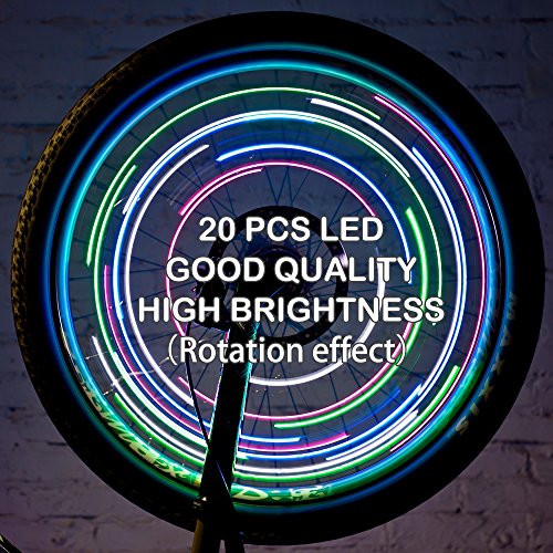 DAWAY Led Bike Wheel Lights A01 Waterproof Bright Bicycle Light Strip