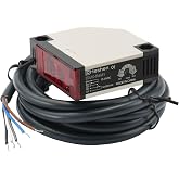 Heschen Photoelectric Sensor Switch, DC12-24V, Feedback Reflection Type | Detection Distance 4 Meter, with Reflector Panel, E3JK-R4M1