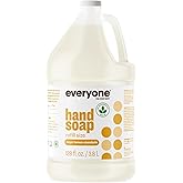Everyone Liquid Hand Soap Refill, 1 Gallon, Meyer Lemon and Mandarin, made with Essential Oils for kitchen and bathroom