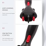 Papiivan Automatic Electric Hair Braider Twist Styling Device Black Red Portable view 4