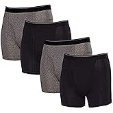 Kirkland Signature Men's Boxer Brief, 4-Pack Gray Medium